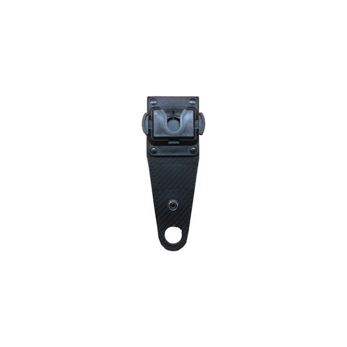 Passant de ceinture cuir avec clip rotatif / bouton de verrouillage /  passage ceinture 60mm
