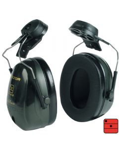 Capsules de protection auditive Optime II - attaches casque, verte