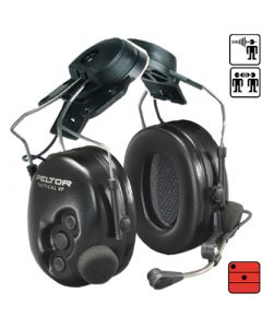 Garniture de communication avec protection auditive Flex XP Tactique -  attaches casque