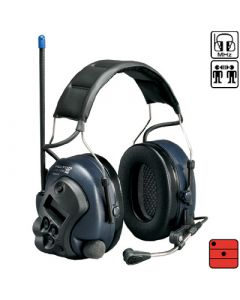 Garniture de communication avec protection auditive Lite Com III avec PMR446 / Alerte - serre-tête