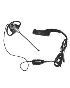 Einseitige Sprechgarnitur mit Lippenmikrofon, leicht am Ohr, Inline-PTT