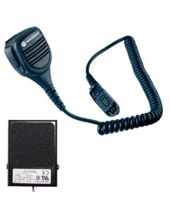 Microphone / haut-parleur déporté pour grue avec pédale PTT, série DP4000